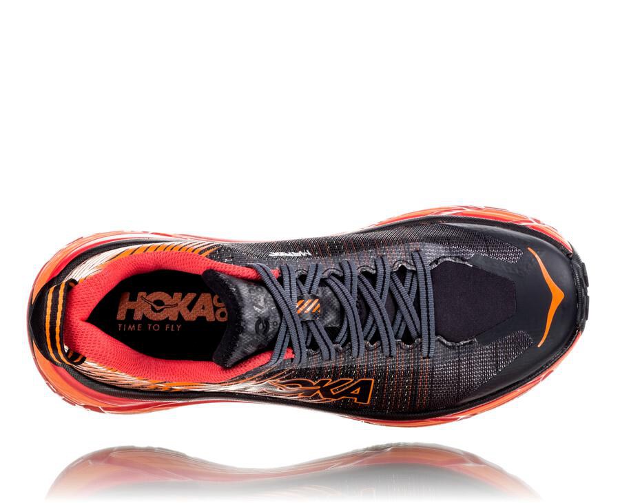 Chaussure Trail Hoka One One Evo Mafate 2 Femme - Noir/Rouge - BND-605134